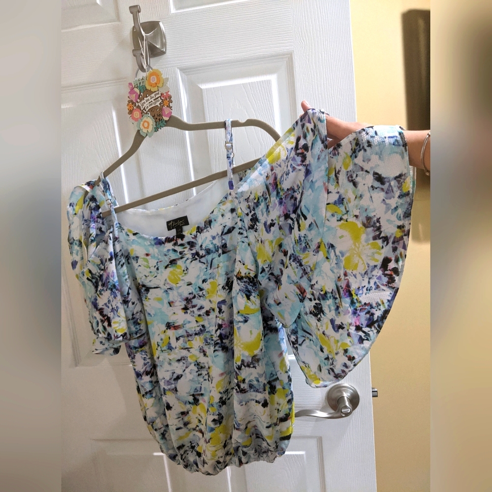 Thalia Sodi L colorful top